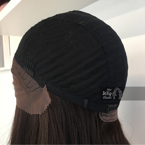 16" Dark Brown Lace Front Wig | Alexa - Picture 8 of 10